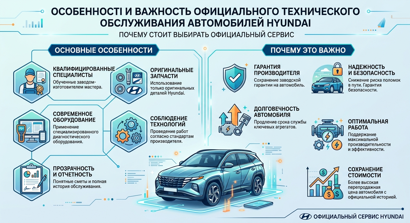 Особенности и важность официального технического обслуживания автомобилей Hyundai