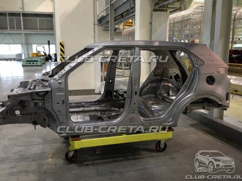 Появились снимки Hyundai Creta с автопроизводства