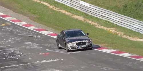 Начались тесты обновленного Jaguar XE