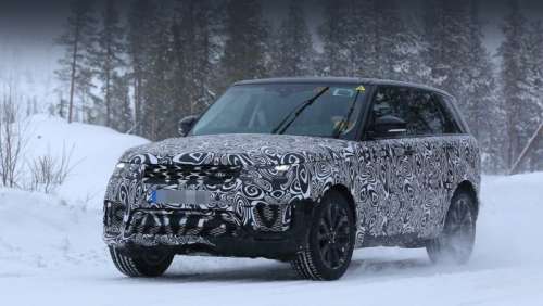 Новейшие Range Rover попались на тестах