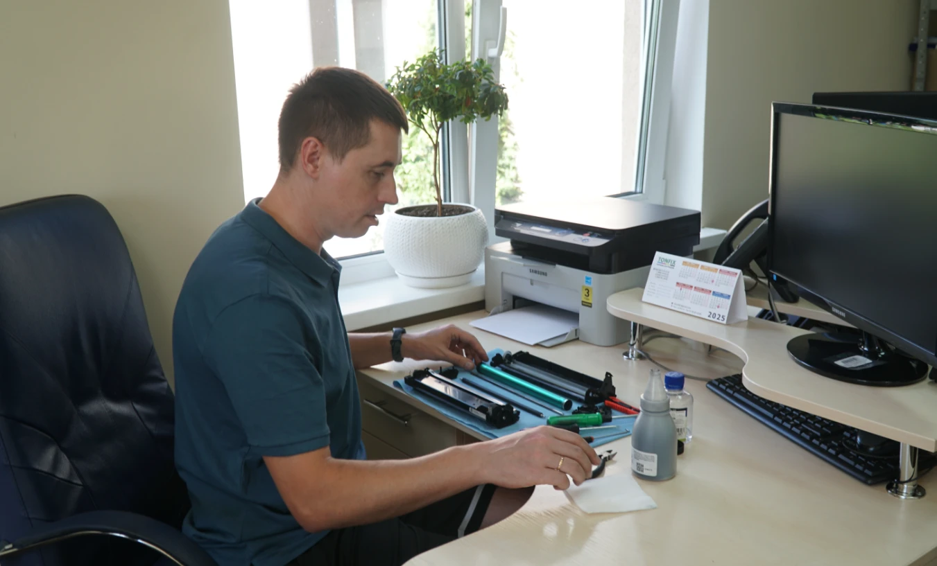 заправка картриджа тонфикс