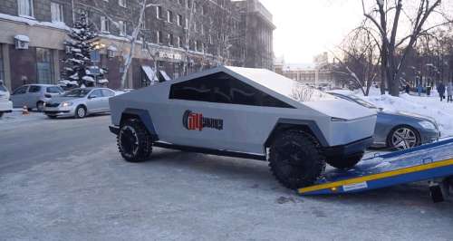 Cybertruck собрали на базе УАЗ