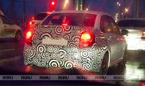 «Заряженная» Lada Granta попалась на городских тестах