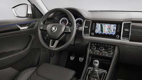 Skoda показала интерьер громадного паркетника Kodiaq