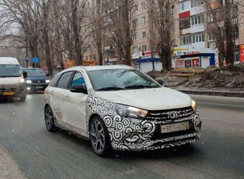 «Горячий» универсал Lada Vesta SW Sport подготовлен к премьере