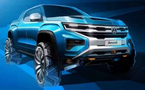 Появились эскизы нового Volkswagen Amarok