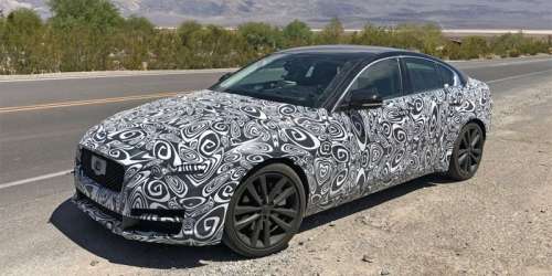 Jaguar XE: обновленный седан замечен на тестах
