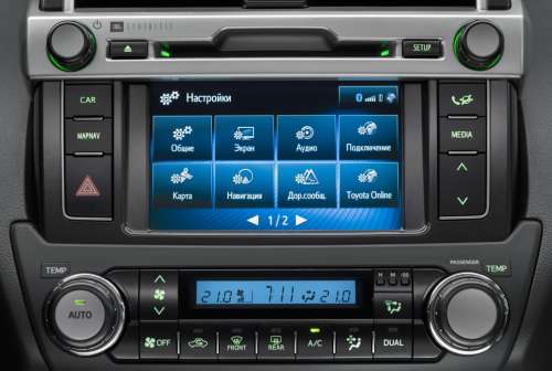 Toyota в России получили новенькую мультимедию с навигацией