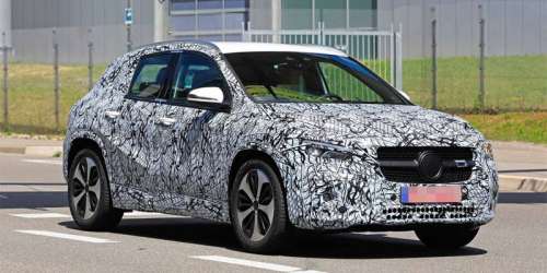Mercedes-Benz GLA нового поколения выехал на тесты