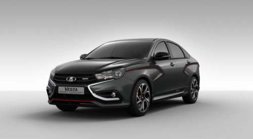 Спортивная Lada Vesta получит другую обивку потолка