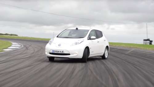Nissan Leaf стал участником чемпионата Великобритании по дрифту