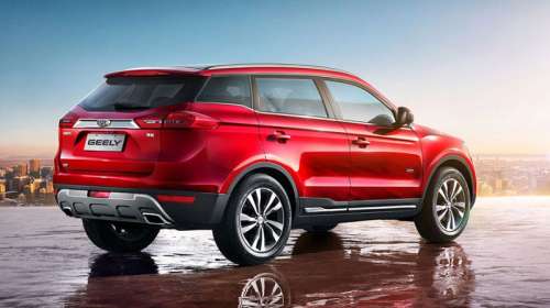 Geely Atlas кроссовер вышел на российский рынок