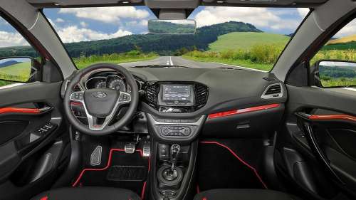 Появились первые фото салона Lada Vesta