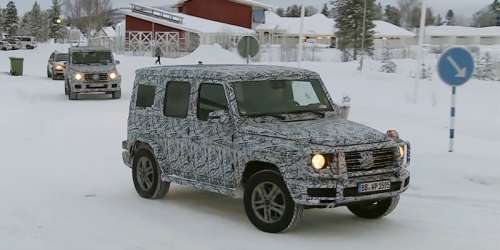 Новейший вседорожник Mercedes-Benz G-Class показался на фото