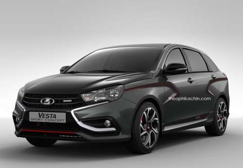 Универсал Lada Vesta глазами малазийского дизайнера